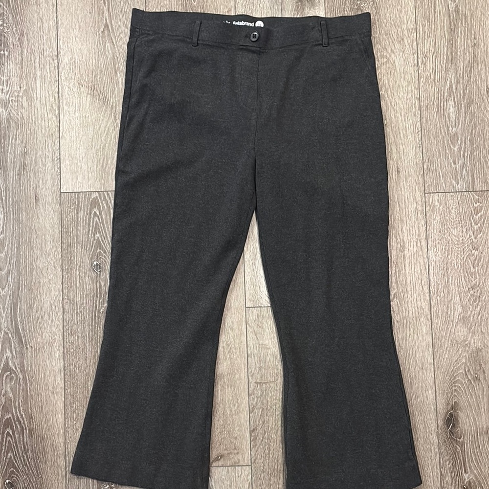Betabrand Black Boot Cut Pants